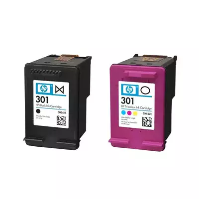 Combo-pack cerneala original HP 301 N9J72AE